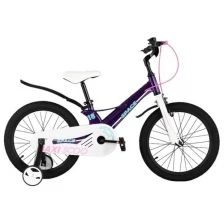 Велосипед 2-х колесный Детский Maxiscoo "Space" (2021), Делюкс, 18", Фиолетовый (MSC-S1806D)